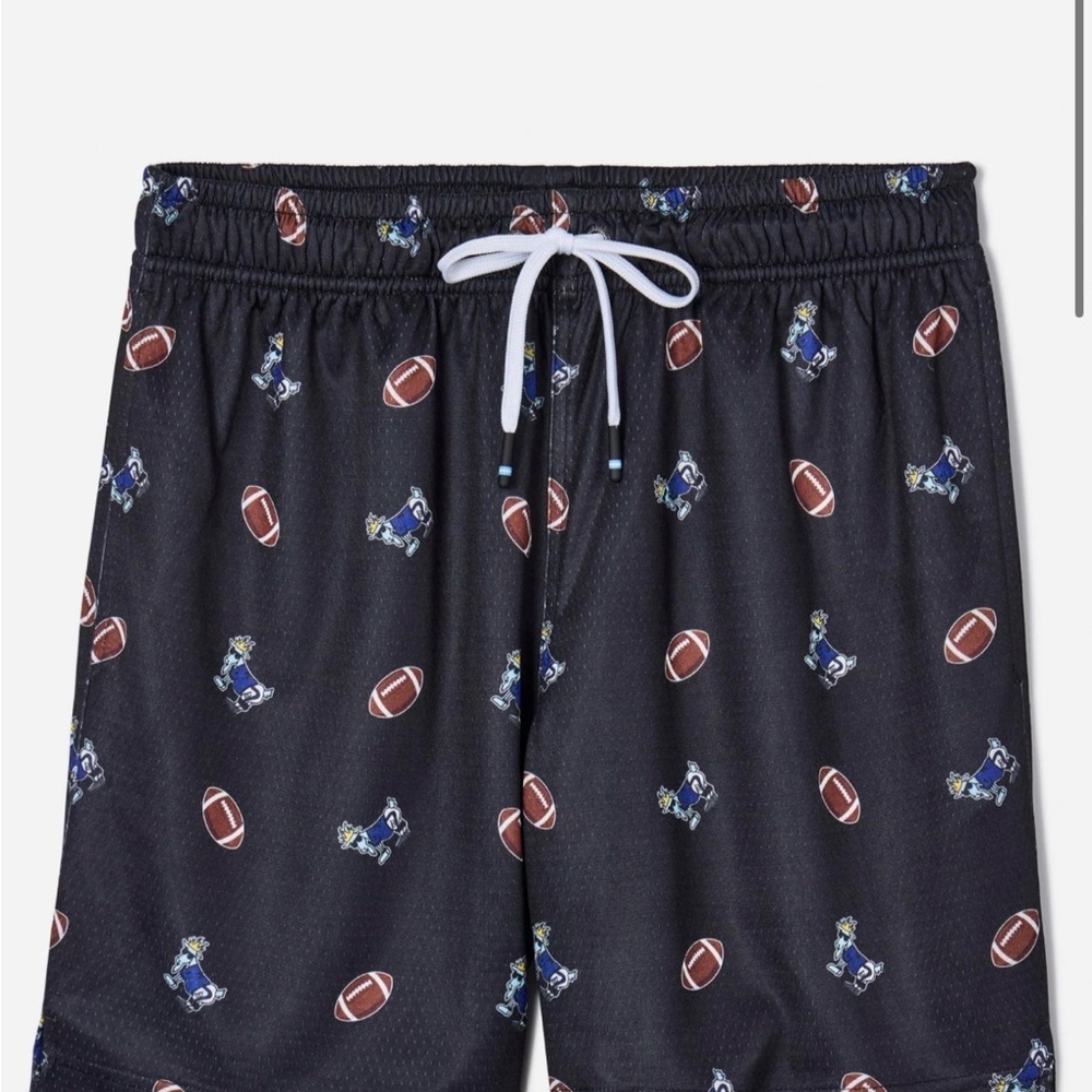 Kids football AOP mesh short